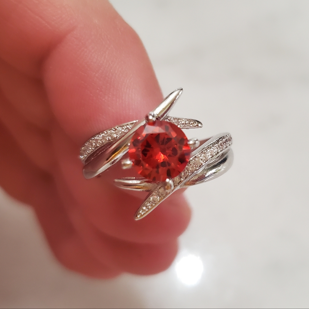 Red & Silver Ring